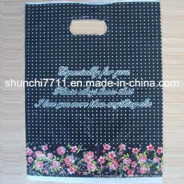 Plastic Colourful Printing Handle Bag